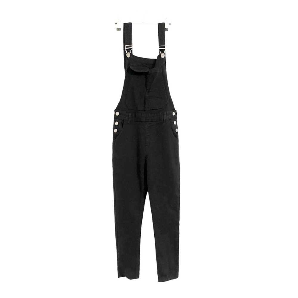 🍓3 for 45- NWT Denim Coveralls with Side Buttons